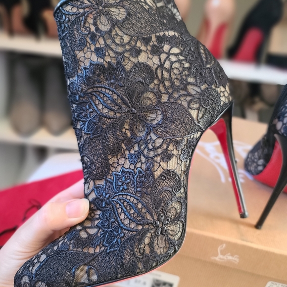 Christian Louboutin lace booties - Picture 3 of 5